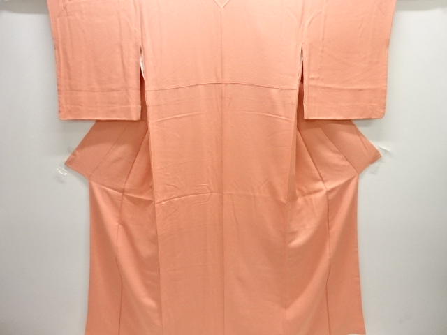 草葉模様織り出し色無地着物